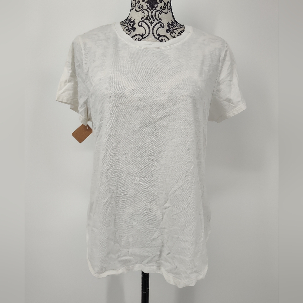 Old Navy Everywhere White Short Sleeve Tee Size Women's Large